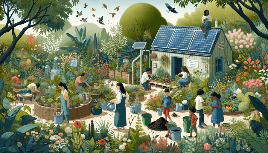 Jardinagem Sustentável: Como Cultivar um Jardim Amigo do Meio Ambiente