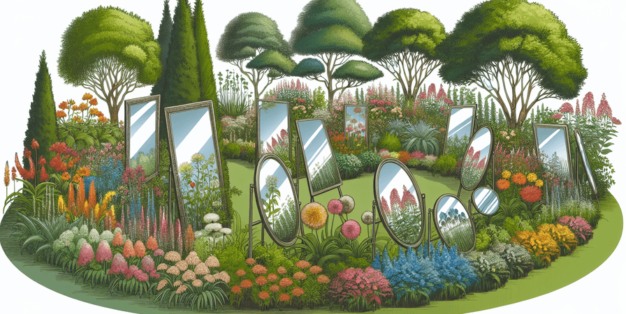 Aproveitando Espelhos na Decoração de Jardins em 2025