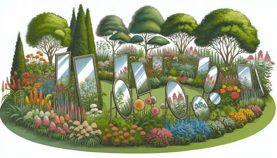 Aproveitando Espelhos na Decoração de Jardins em 2025