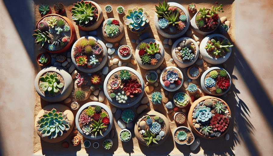 Como Montar um Jardim de Suculentas: Dicas para um Espaço Verde Irrigável