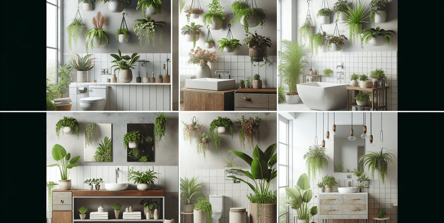 Decorando Banheiros com Plantas: Tendências para 2025