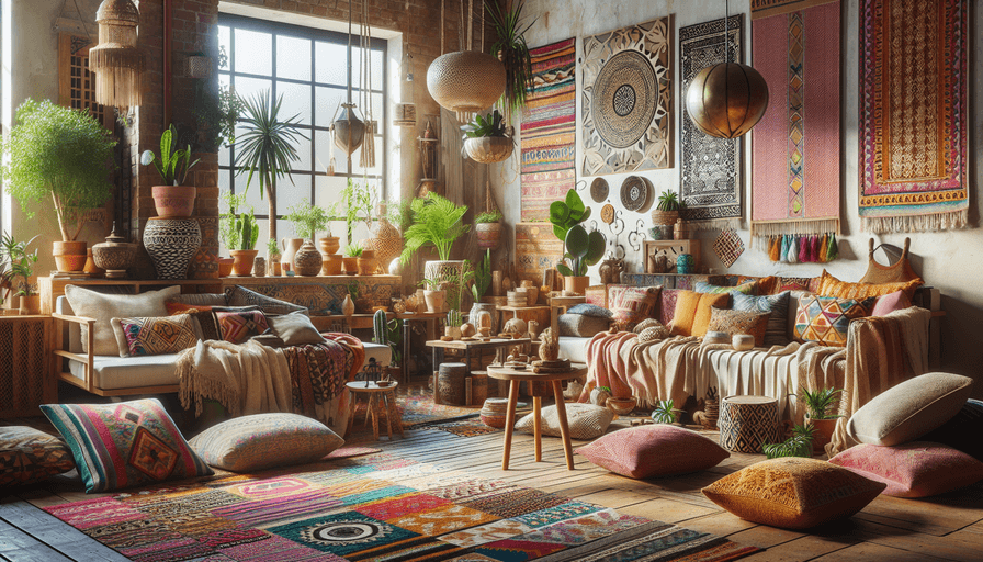 Tendências de Estilo Boho para Decoração em 2025