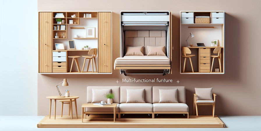 Dicas de Mobiliário Multifuncional para Ambientes Pequenos em 2025
