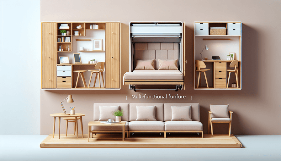 Dicas de Mobiliário Multifuncional para Ambientes Pequenos em 2025