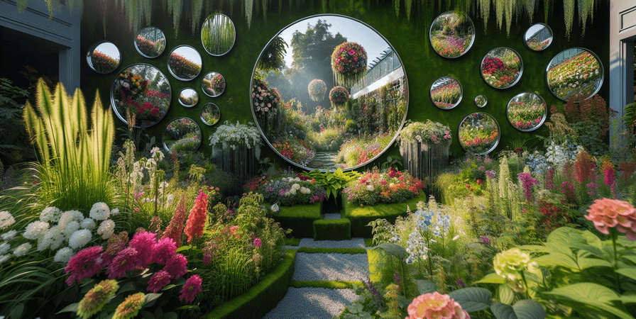 Criando um Espelho Retro para o Jardim em 2025