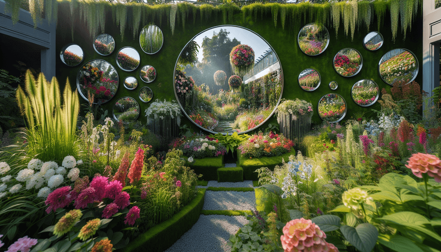 Criando um Espelho Retro para o Jardim em 2025