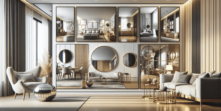 Espelhos na Decoração: Ampliando Espaços em Casa em 2025