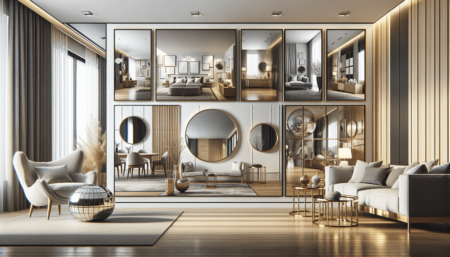 Espelhos na Decoração: Ampliando Espaços em Casa em 2025