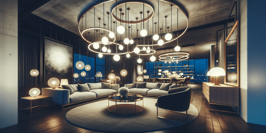 Tendências de Iluminação para Interiores em 2025