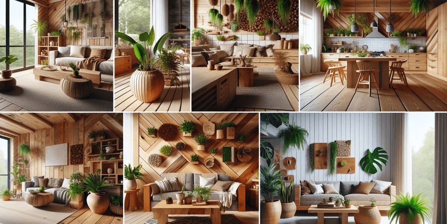 Elementos Naturais na Decoração: Usando Madeira e Plantas em 2025