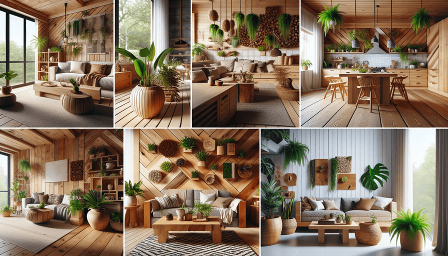 Elementos Naturais na Decoração: Usando Madeira e Plantas em 2025