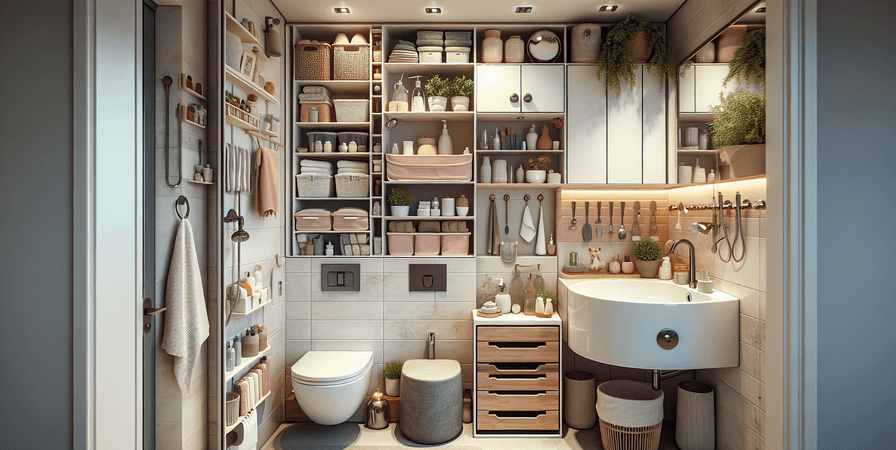 Dicas de Organização para Banheiros Pequenos em 2025