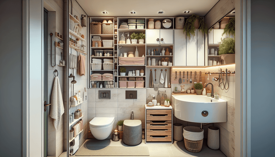 Dicas de Organização para Banheiros Pequenos em 2025