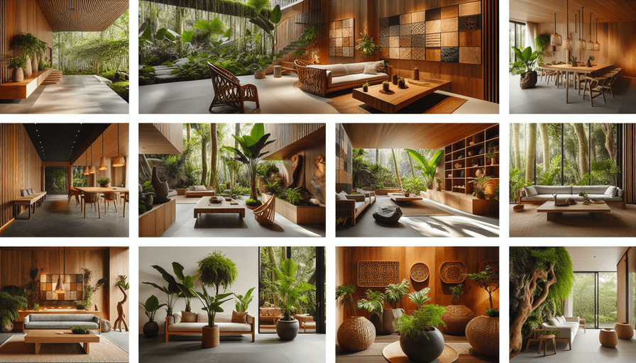 Elementos Naturais na Decoração em 2025