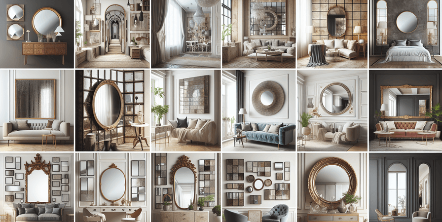 Espelhos na Decoração: Como Usar e Abusar em 2025