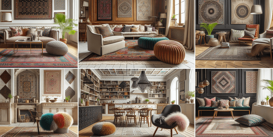 Tapetes e Almofadas: Como Usar na Decoração em 2025