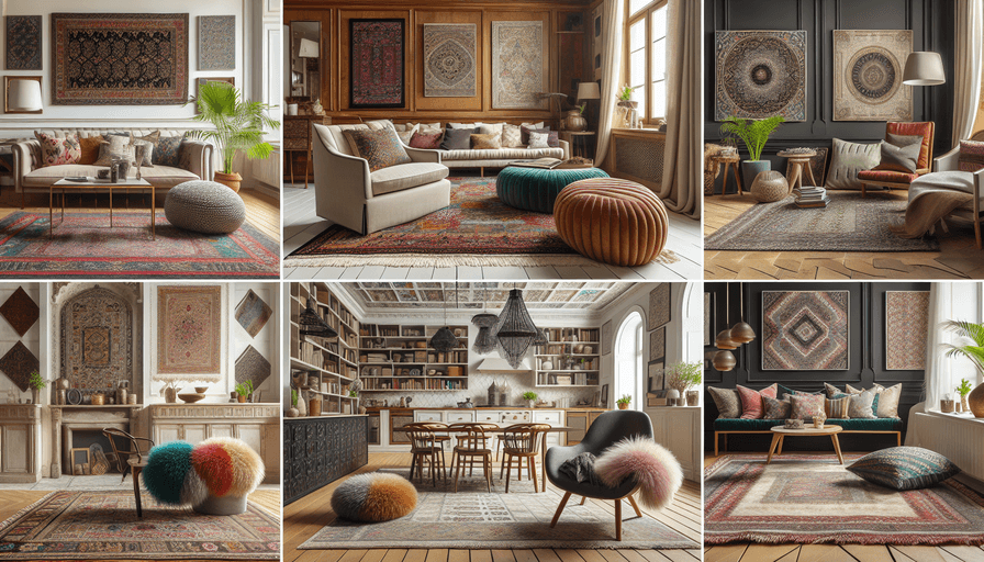 Tapetes e Almofadas: Como Usar na Decoração em 2025