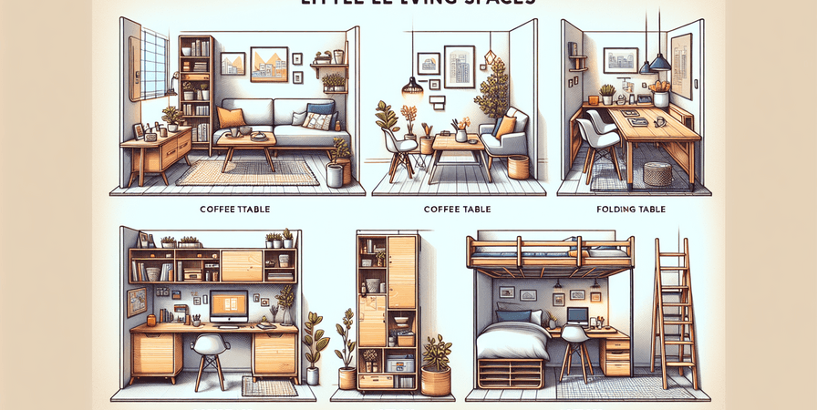 Móveis Multifuncionais para Casas Pequenas em 2025