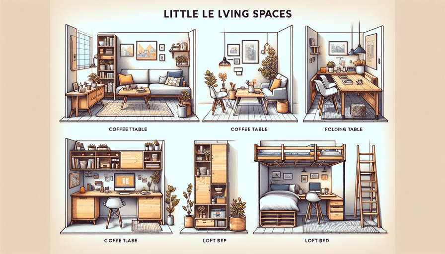 Móveis Multifuncionais para Casas Pequenas em 2025