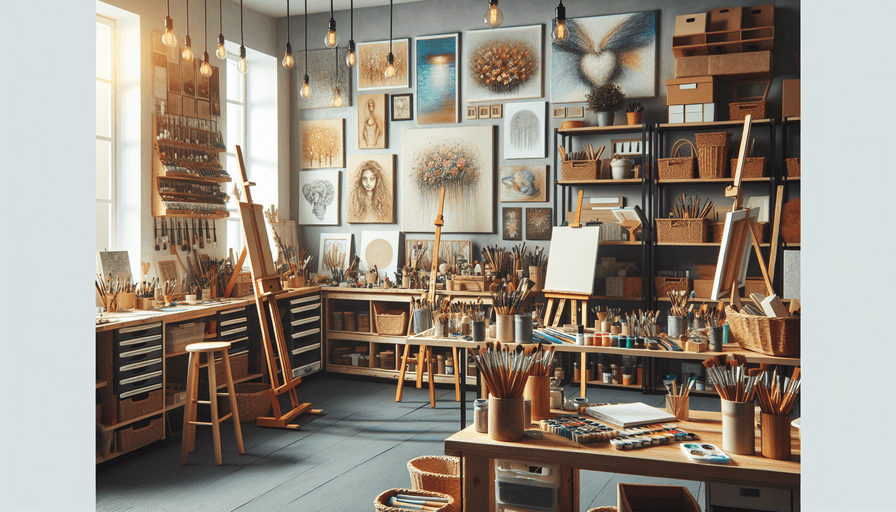 Como Montar um Estúdio de Arte em Casa em 2025