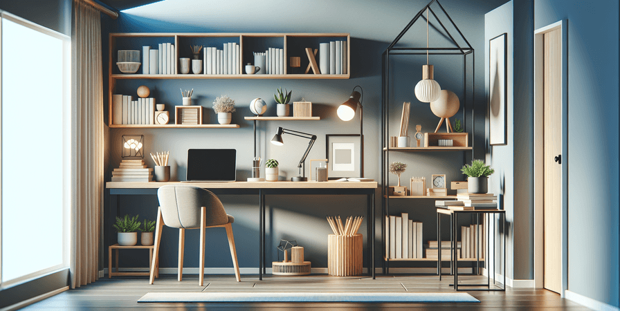 Conectividade e Design: Como Montar um Escritório em Casa em 2025