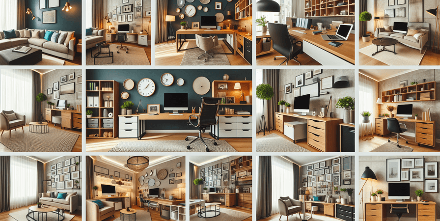 Espaços Criativos: Como Montar um Escritório em Casa em 2025