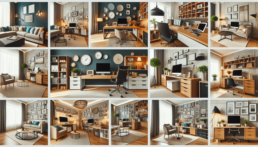 Espaços Criativos: Como Montar um Escritório em Casa em 2025