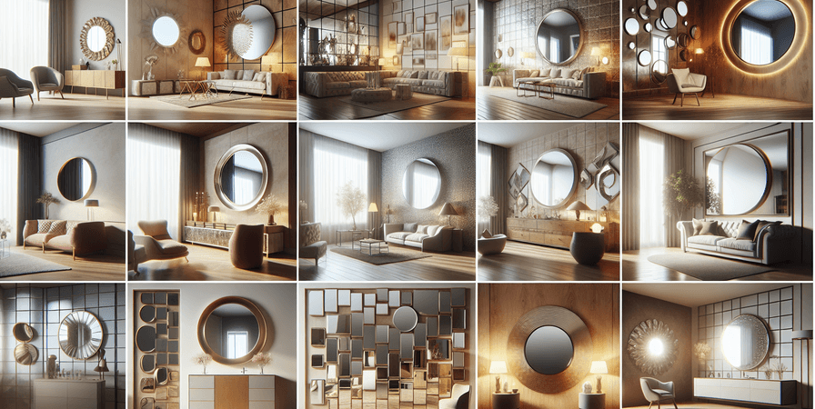 A Arte de Usar Espelhos na Decoração de Sala em 2025