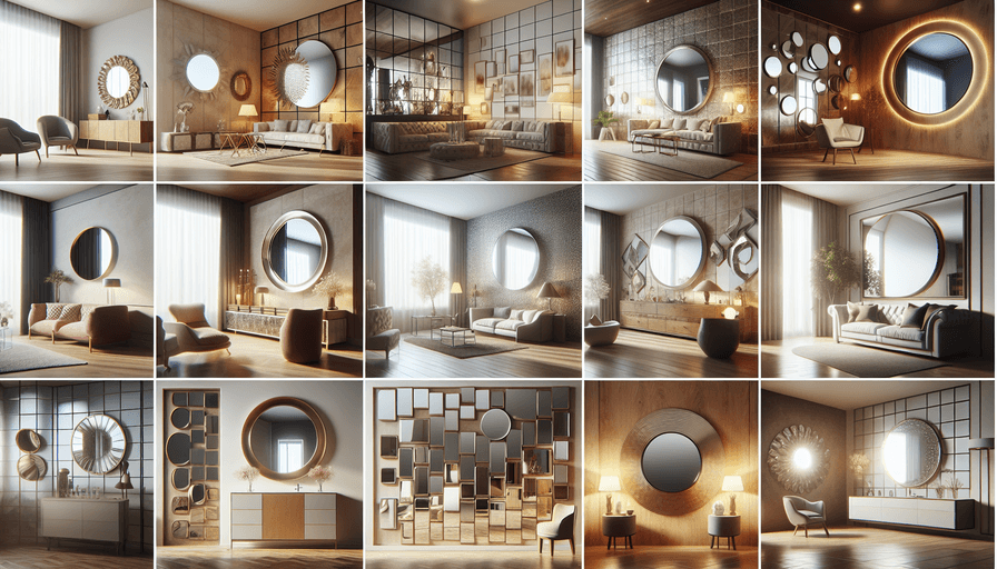 A Arte de Usar Espelhos na Decoração de Sala em 2025
