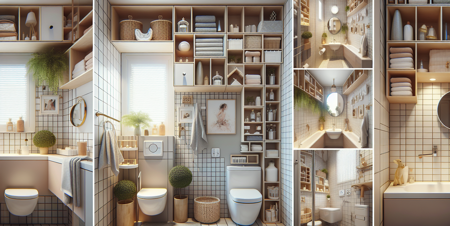 Dicas de Organização de Banheiros Pequenos em 2025