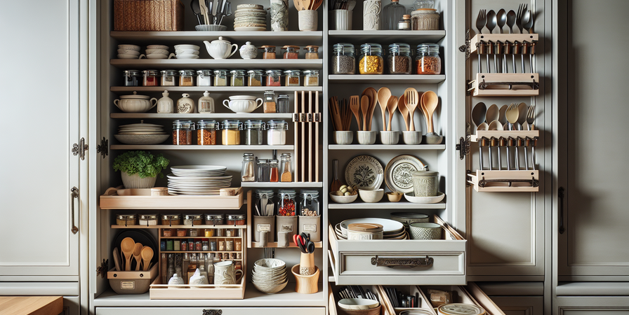 Dicas de Organização para Armários de Cozinha em 2025