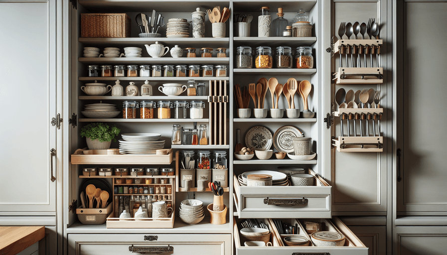 Dicas de Organização para Armários de Cozinha em 2025