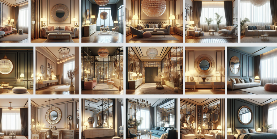 Utilizando Espelhos para Ampliar Ambientes em 2025