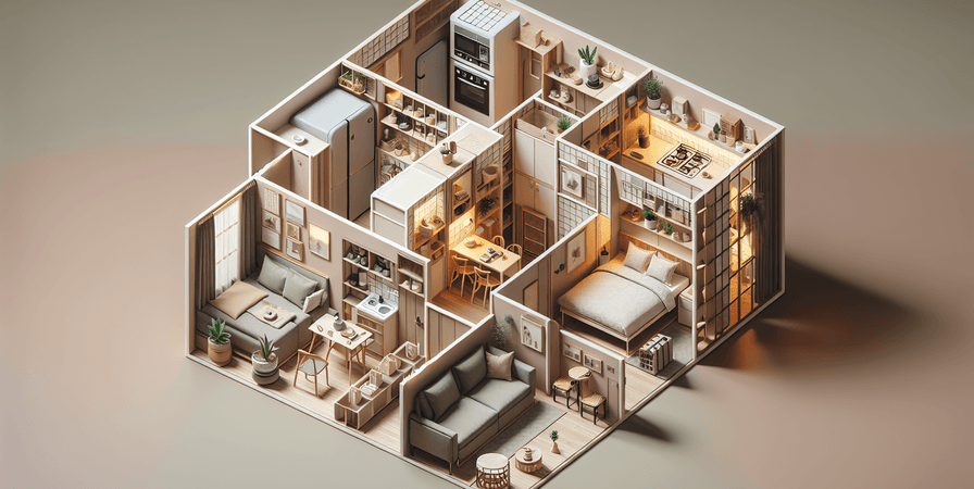 Móveis Compactos para Casas Pequenas em 2025