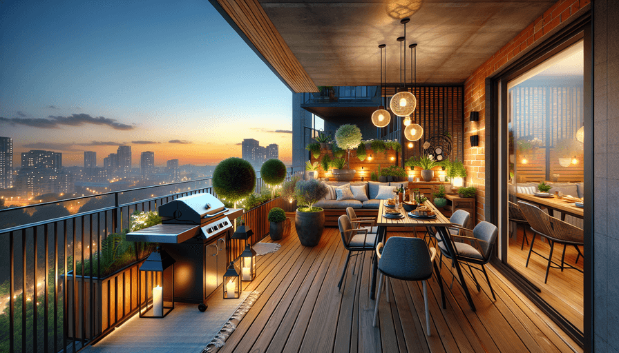 Espaços Gourmet: Dicas para Decorar sua Varanda em 2025