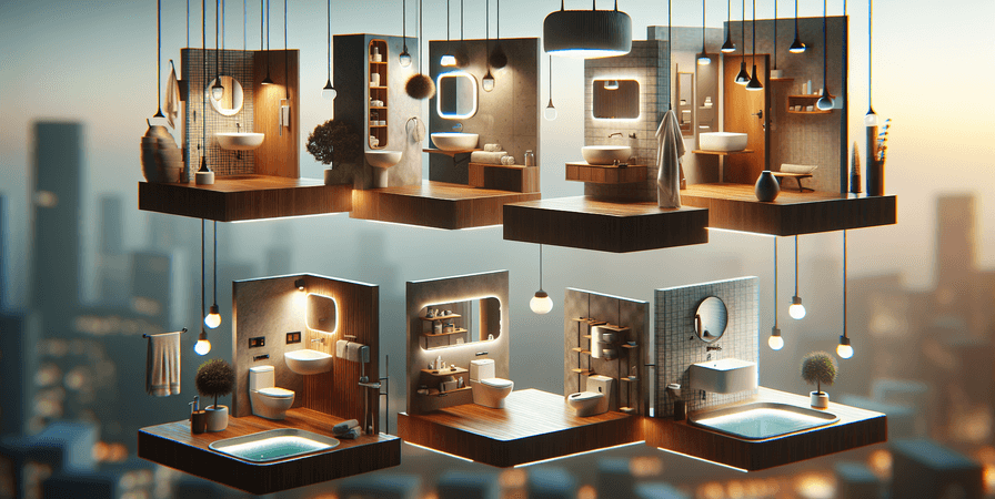 Banheiros Flutuantes: Ideias Inovadoras para 2025