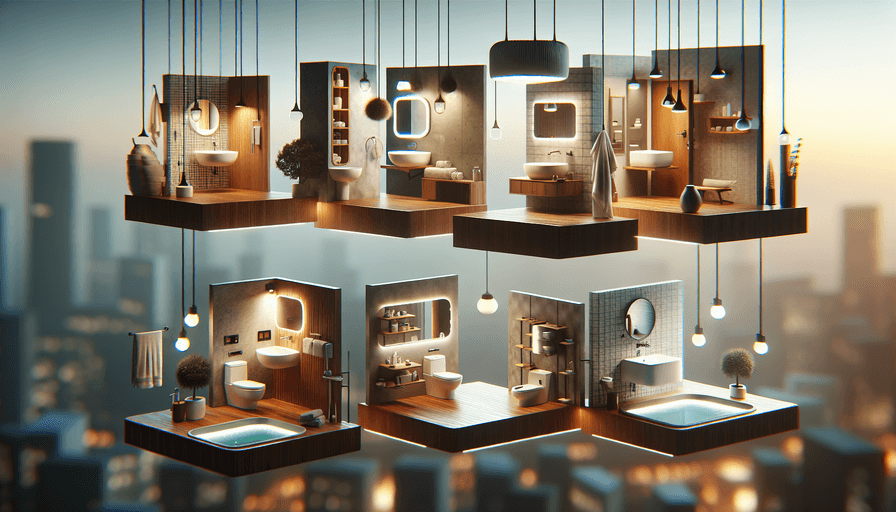 Banheiros Flutuantes: Ideias Inovadoras para 2025