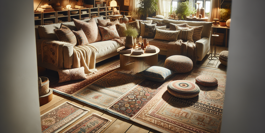 Espaços Aconchegantes: Como Usar Almofadas e Tapetes em 2025