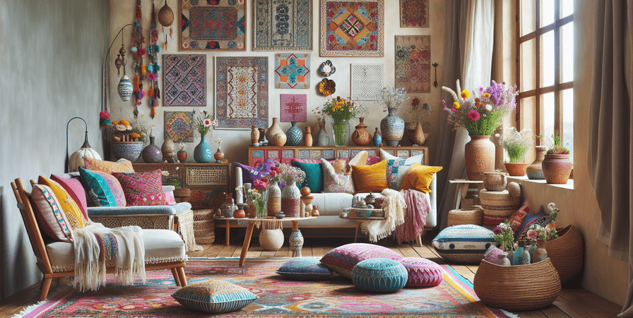Estilos de Decoração Boho para 2025