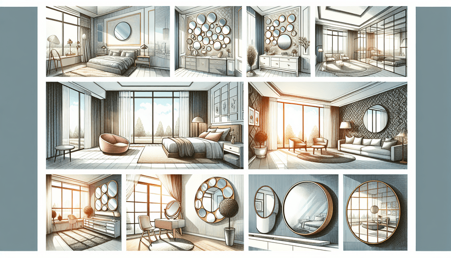 Dicas para Usar Espelhos na Decoração em 2025