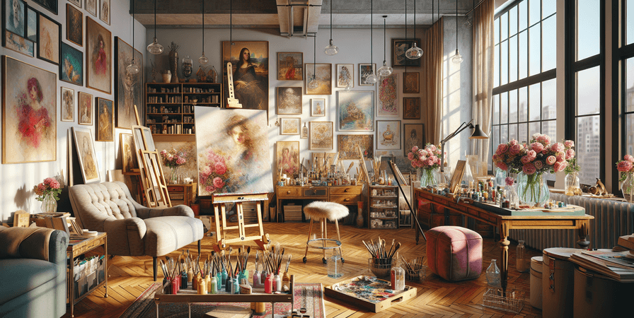 Dicas para Criar um Estúdio de Arte Aconchegante em Casa em 2025