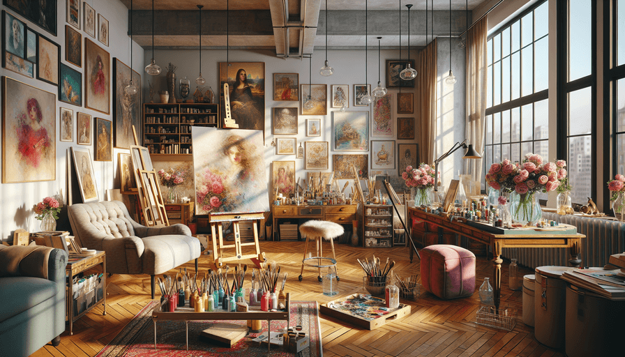 Dicas para Criar um Estúdio de Arte Aconchegante em Casa em 2025