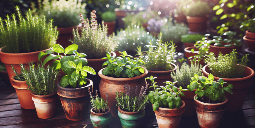 Cultivando Ervas Aromáticas em Pequenos Espaços