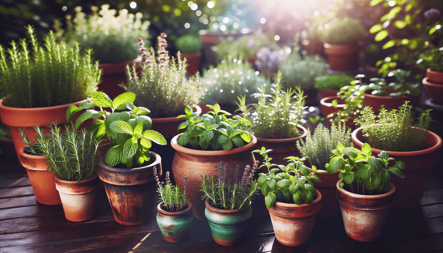 Cultivando Ervas Aromáticas em Pequenos Espaços