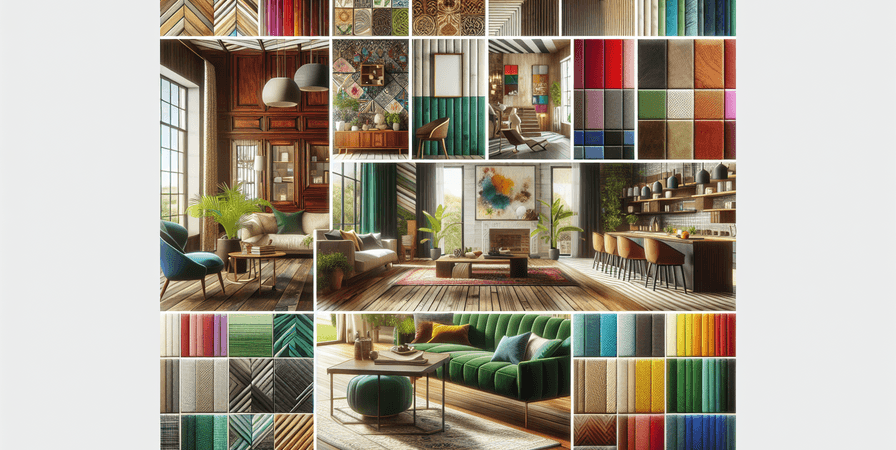 Cores e Texturas na Decoração para 2025