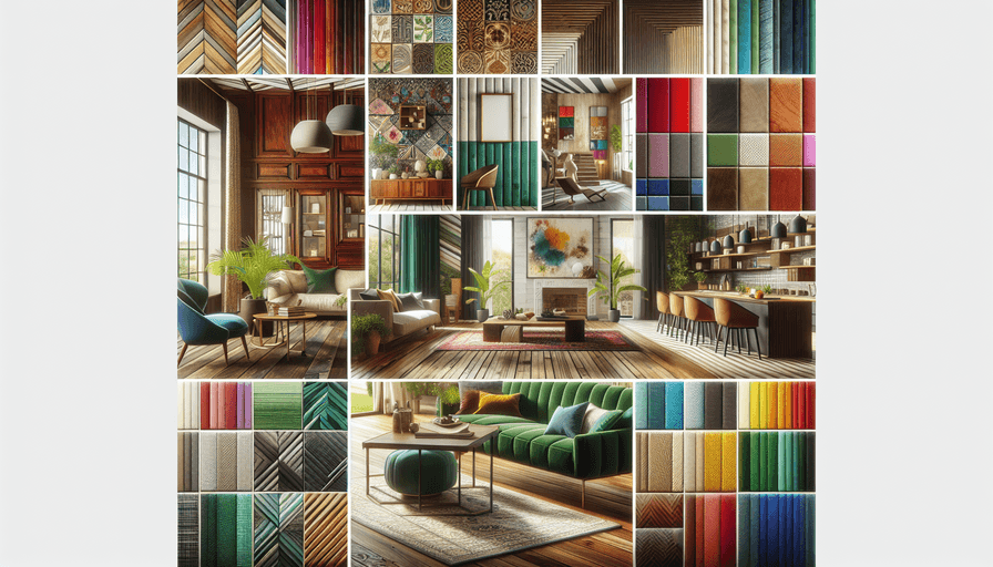 Cores e Texturas na Decoração para 2025