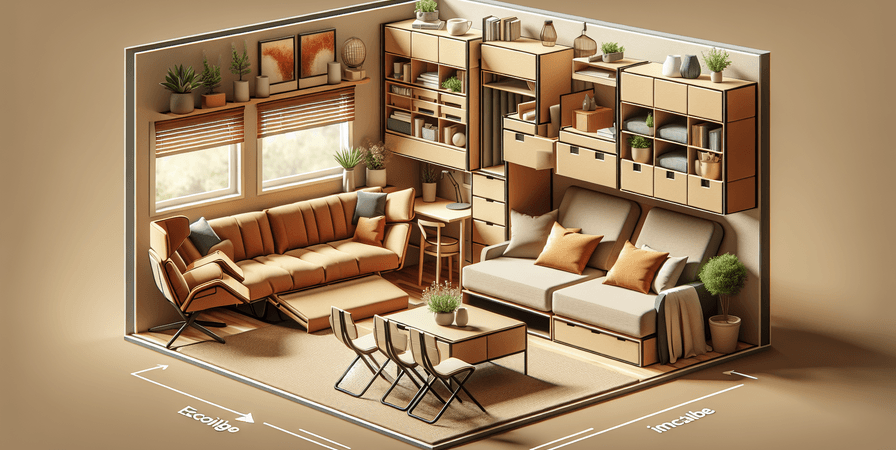 Móveis que Aumentam a Funcionalidade em Pequenos Espaços em 2025