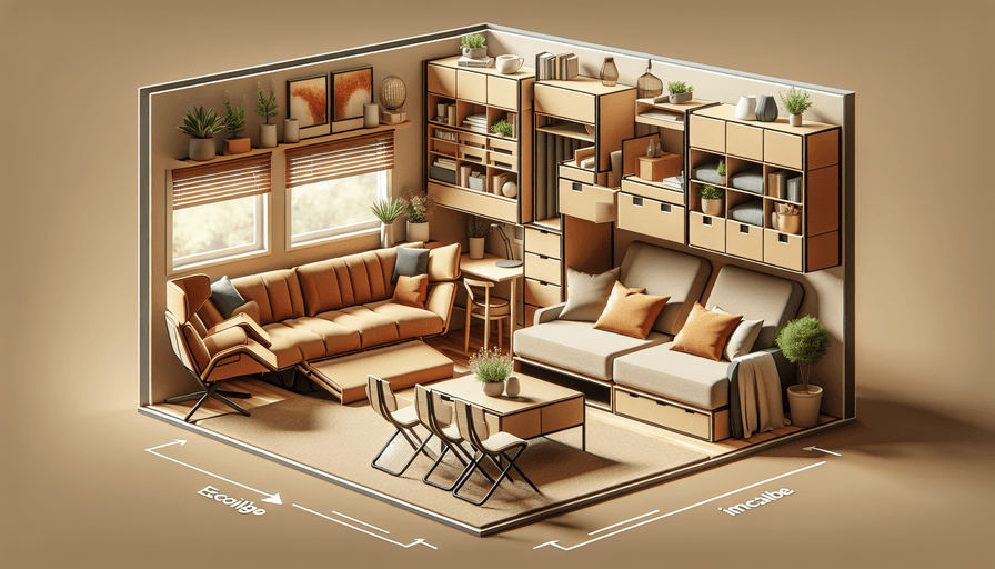 Móveis que Aumentam a Funcionalidade em Pequenos Espaços em 2025