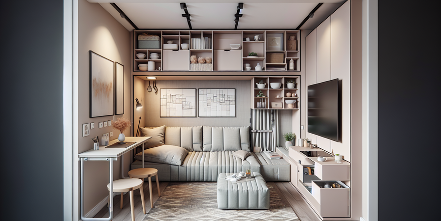 Móveis Multifuncionais: O que Escolher para Pequenos Espaços em 2025