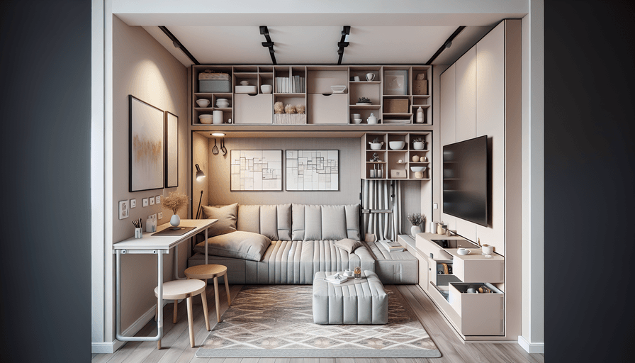 Móveis Multifuncionais: O que Escolher para Pequenos Espaços em 2025